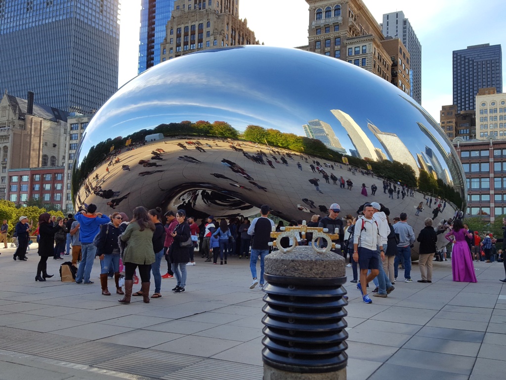 Chicago IL Millenium Park Giant Bean1 1024x768 